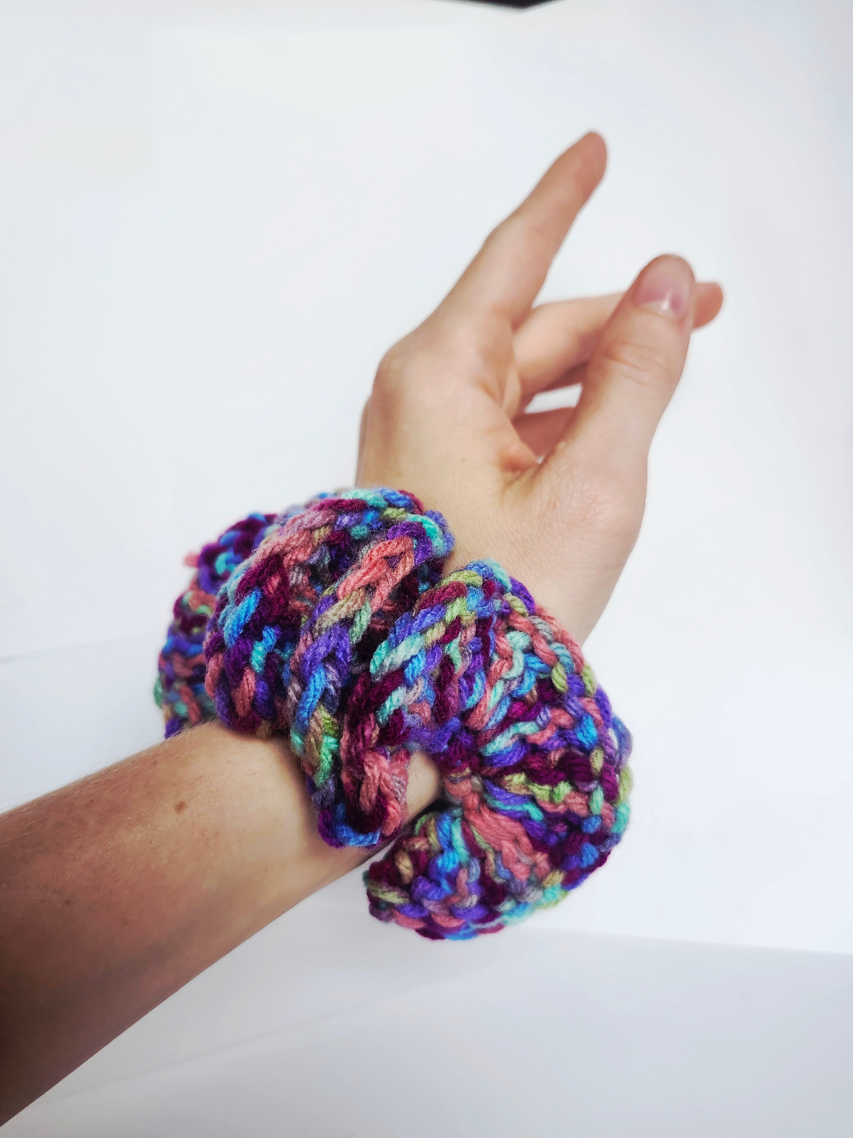 Scattered nerds scrunchy